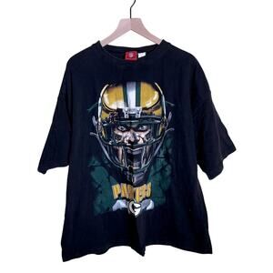 VNTG NFL 90s Green Bay Packers single stitch graphic tshirt 3X
